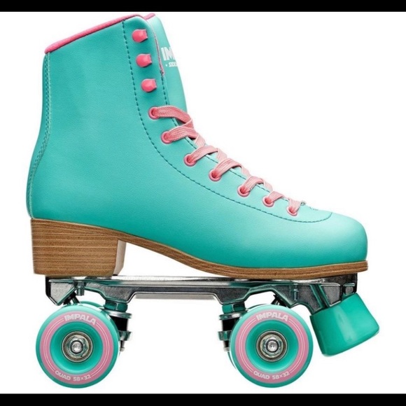 Impala Other - Impala Quad Roller Skates Aqua Vegan